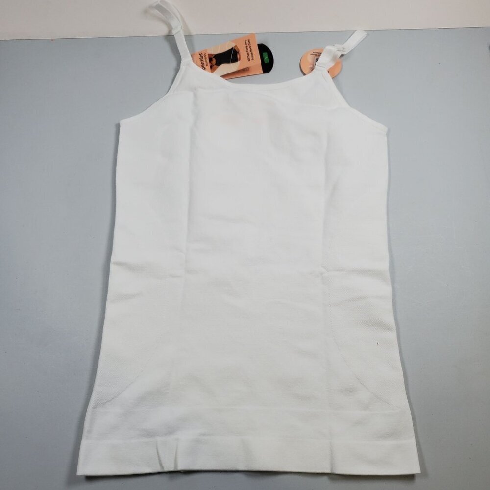 Shapermint Essential All Day Everyday Scoop Neck Cami Women Size Large NWT White - Picture 2 of 10